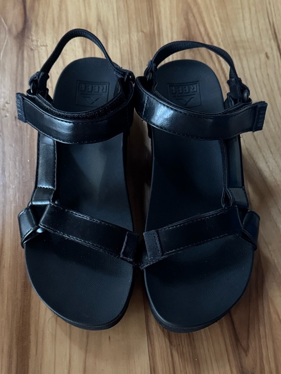 Reef Cushion Rem Hi black sandals Size 7.5 - Picture 5 of 14
